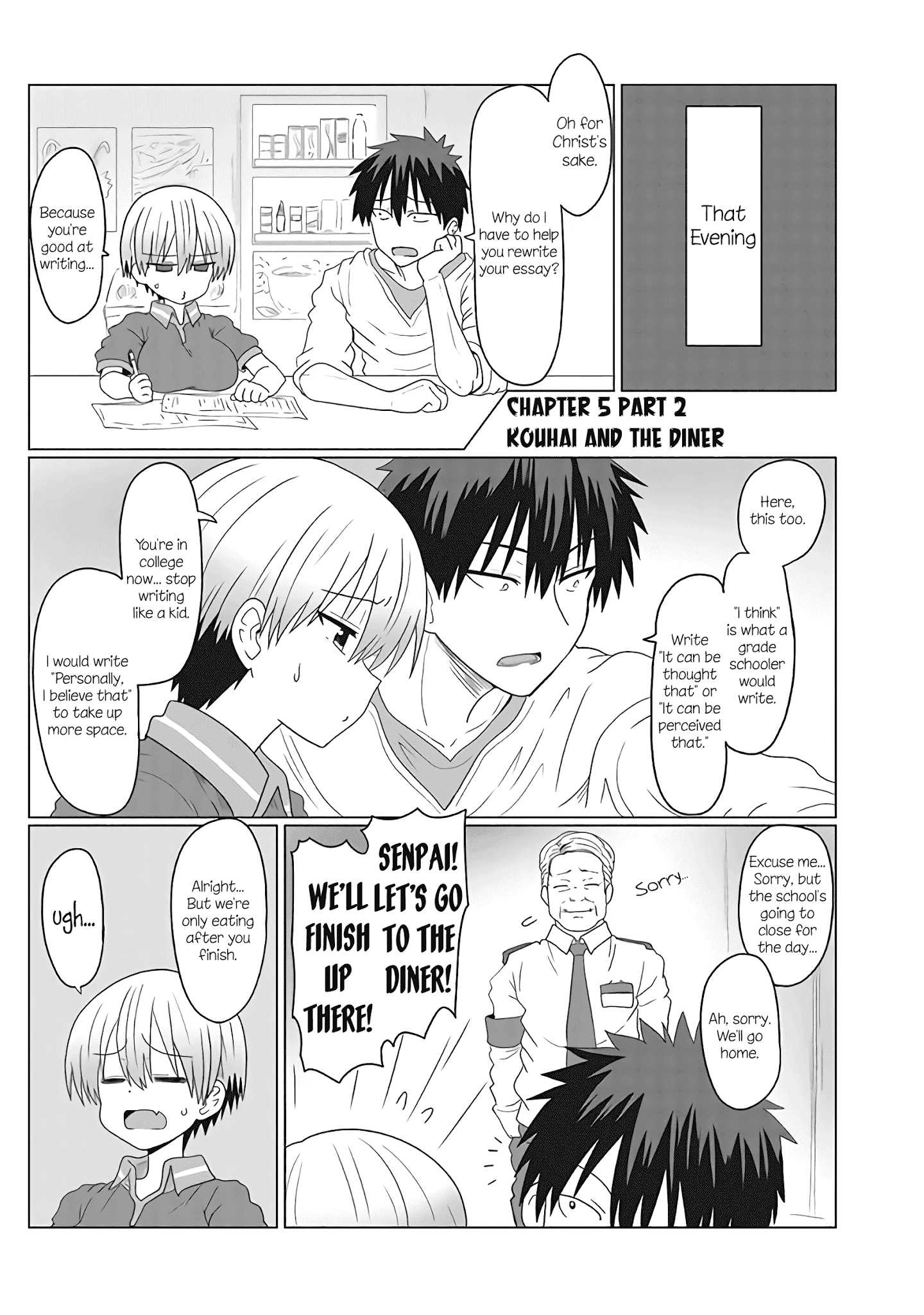 Uzaki-chan wa Asobitai! Chapter 5.2 1